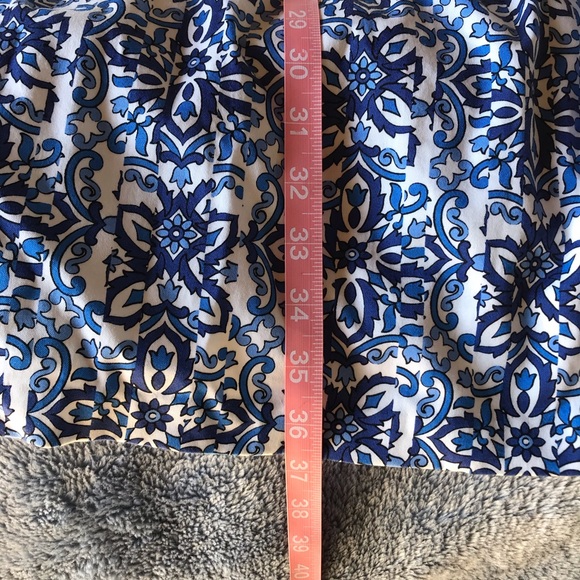 Blue/White Milly Cotton Dress WITH POCKETS - Picture 5 of 5